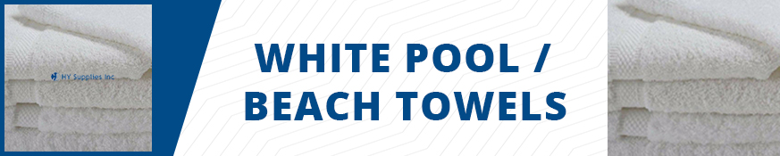  White Pool / Beach Towels
